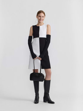 FEMME ウィメンズ コットン ジャージー ノースリーブ ワンピース ”Alexandrie” ブラック