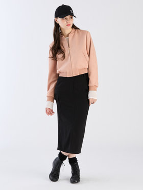 To b. by agnès b. 【Outlet】スエードライクブルゾン ピンク