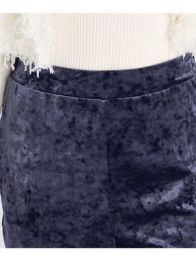 To b. by agnès b. 【Outlet】ベロア ジャージー パンツ ネイビー