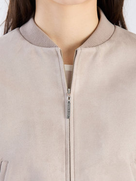 To b. by agnès b. 【Outlet】スエードライクブルゾン グレー系その他