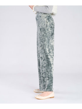 To b. by agnès b. 【Outlet】ベロア ジャージー パンツ グリーン系その他