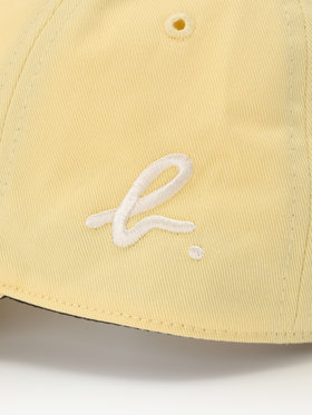 FEMME ウィメンズ ”b.”ロゴ 刺繍 コットン キャップ イエロー系その他