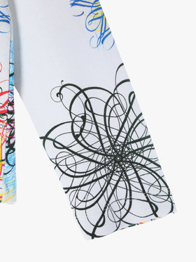 ENFANT ユニセックス 【Outlet】NU66 E CARDIGAN キッズ アーティスト ジップカーディガン Ryan McGinness マルチ