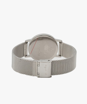 HOMME メンズ メンズ シルバー ステンレス ラウンド ウォッチ "Marcello" シルバー