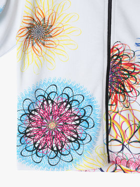 ENFANT ユニセックス 【Outlet】NU66 E CARDIGAN キッズ アーティスト ジップカーディガン Ryan McGinness マルチ