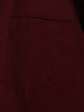 HOMME メンズ 【Outlet】メンズ ”Willie”ロゴ 刺繍 オープンカラー 半袖 シャツ ”Magnum” レッド系その他