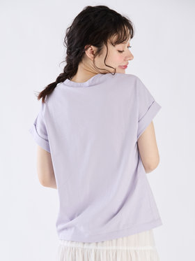 To b. by agnès b. マカロンロゴTシャツ パープル系その他