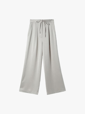 To b. by agnès b. 【Outlet】サテンパンツ ホワイト