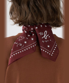 To b. by agnès b. To b. by agnes b.× green label relaxing ビッグ バンダナ ボルドー