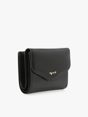 VOYAGE ウィメンズ バッグ＆ウォレット レザー 三つ折り ウォレット ”ava” TAW02A-01 ブラック