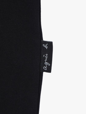 HOMME メンズ メンズ コットン 長袖 Tシャツ ”Horace” ブラック