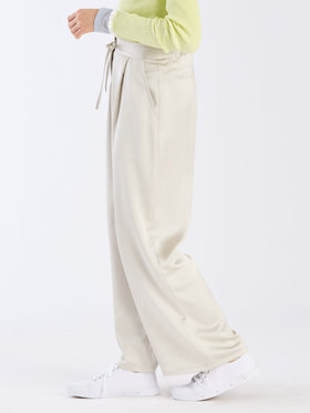 To b. by agnès b. 【Outlet】サテンパンツ ホワイト