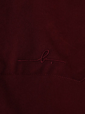 HOMME メンズ 【Outlet】メンズ ”Willie”ロゴ 刺繍 オープンカラー 半袖 シャツ ”Magnum” レッド系その他