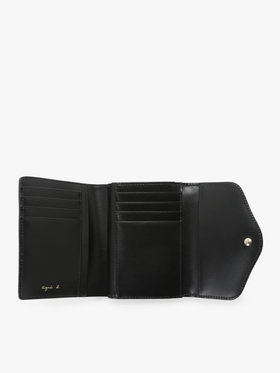 VOYAGE ウィメンズ バッグ＆ウォレット レザー 三つ折り ウォレット ”ava” TAW02A-01 ブラック