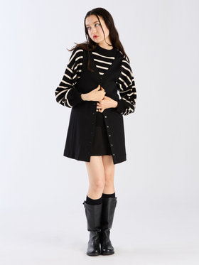 To b. by agnès b. 【Outlet】ポンチジャンパードレス ブラック