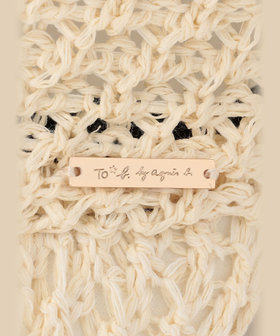 To b. by agnès b. サマー キャップ アイボリー