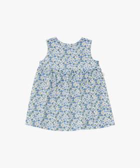 ENFANT ベビー ベビー フラワープリント コットン ノースリーブ ワンピース ブルー系その他