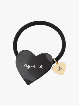 VOYAGE ウィメンズ バッグ＆ウォレット WEB限定 ハートモチーフヘアゴム HA03-01 ブラック