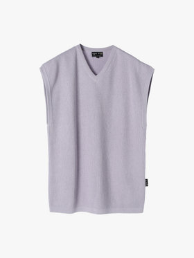 HOMME メンズ 【Outlet】LZ52 PULL ノースリーブニットプルオーバー パープル系その他