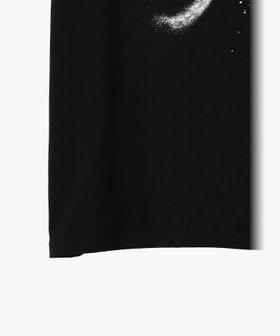 FEMME ウィメンズ オーガニックコットン 半袖 アーティストTシャツ "Hiraku Suzuki" ブラック