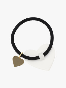 VOYAGE ウィメンズ バッグ＆ウォレット WEB限定 ハートモチーフヘアゴム HA03-01 ホワイト