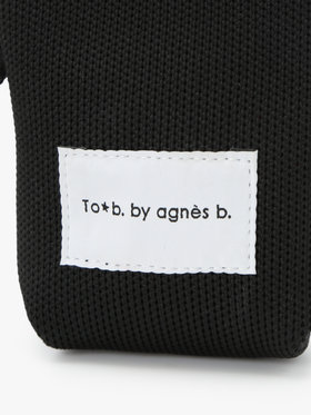 To b. by agnès b. ニット キーチャーム ブラック
