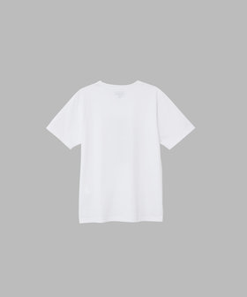FEMME ウィメンズ 【by R 限定品】agnes b. フォトプリント コットン 半袖 Tシャツ ホワイト