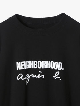 HOMME メンズ agnes b. x NH スウェットシャツ ブラック