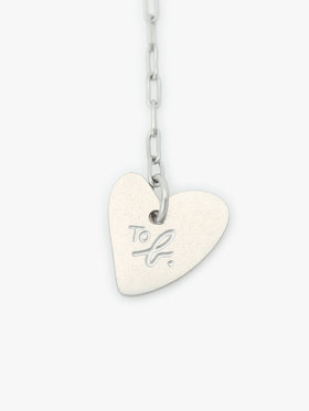 To b. by agnès b. 【Outlet】ダングリングハートピアスイヤリング シルバー