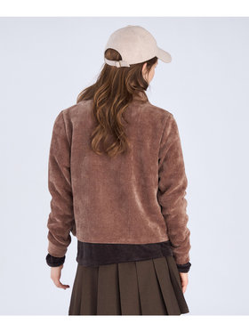 To b. by agnès b. 【Outlet】WEB限定 モールヤーンジップスタンド ブラウン