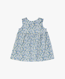 ENFANT ベビー ベビー フラワープリント コットン ノースリーブ ワンピース ブルー系その他