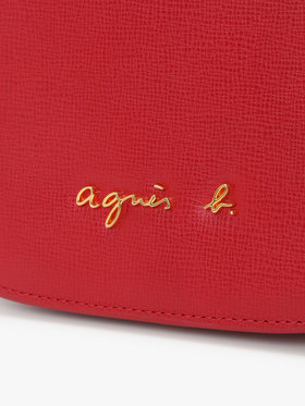 VOYAGE ウィメンズ バッグ＆ウォレット 【by R 限定品】agnes b. レザー 2way ショルダーバッグ "City" ZAS02-01 レッド