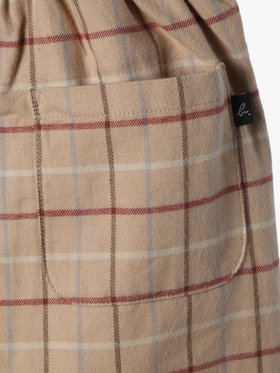 ENFANT ガールズ 【Outlet】キッズ チェック コットン フレア ワンピース ベージュ