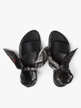 FEMME ウィメンズ 【Outlet】agnes b. × K.Jacques レザー サンダル ”Promethee” ブラック