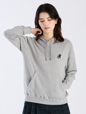 FEMME ウィメンズ アイコニック プリント コットン スウェット フーディ ”Lezard” グレー