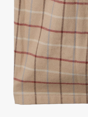 ENFANT ガールズ 【Outlet】キッズ チェック コットン フレア ワンピース ベージュ