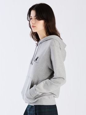 FEMME ウィメンズ アイコニック プリント コットン スウェット フーディ ”Lezard” グレー