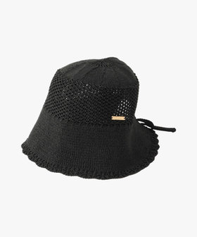 To b. by agnès b. クロシェ ハット ブラック