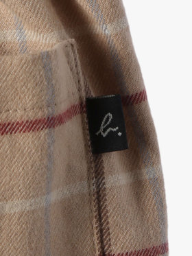 ENFANT ガールズ 【Outlet】キッズ チェック コットン フレア ワンピース ベージュ