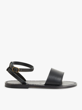 FEMME ウィメンズ 【Outlet】agnes b. × K.Jacques レザー サンダル ”Promethee” ブラック