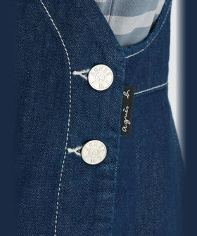 FEMME ウィメンズ デニム サロペット "Jardi" ネイビー