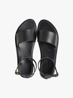 FEMME ウィメンズ 【Outlet】agnes b. × K.Jacques レザー サンダル ”Promethee” ブラック