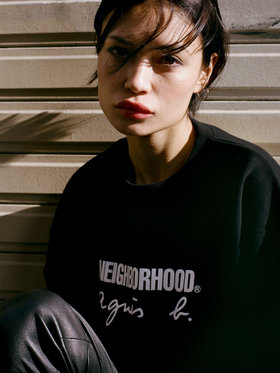 HOMME メンズ agnes b. x NH スウェットシャツ ブラック