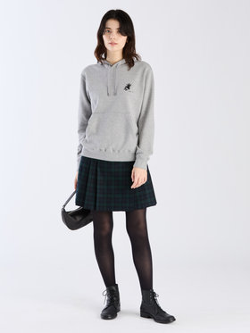 FEMME ウィメンズ アイコニック プリント コットン スウェット フーディ ”Lezard” グレー