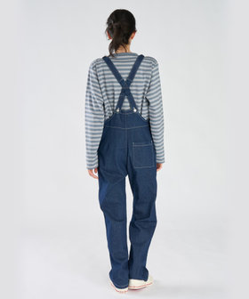 FEMME ウィメンズ デニム サロペット "Jardi" ネイビー