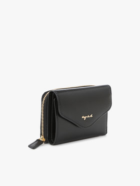 VOYAGE ウィメンズ バッグ＆ウォレット レザー 三つ折り ミニ ウォレット ”ava” TAW02A-02 ブラック