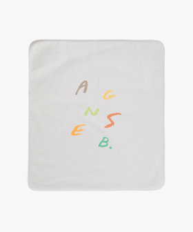 ENFANT ユニセックス キッズ ボーダー コットン ベビーケット agnes b.×mayumi yamase グレー