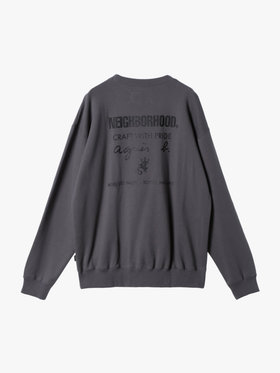 HOMME メンズ agnes b. x NH スウェットシャツ グレー