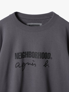 HOMME メンズ agnes b. x NH スウェットシャツ グレー