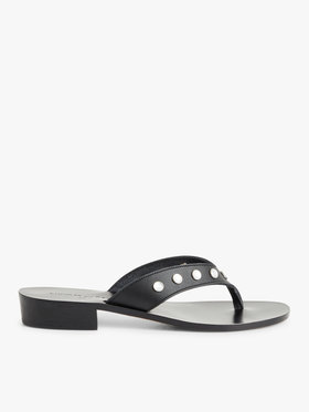 FEMME ウィメンズ 【Outlet】agnes b. × K.Jacques レザー サンダル ”Java” ブラック